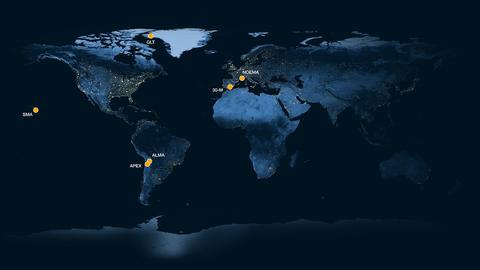 Location of the observatories